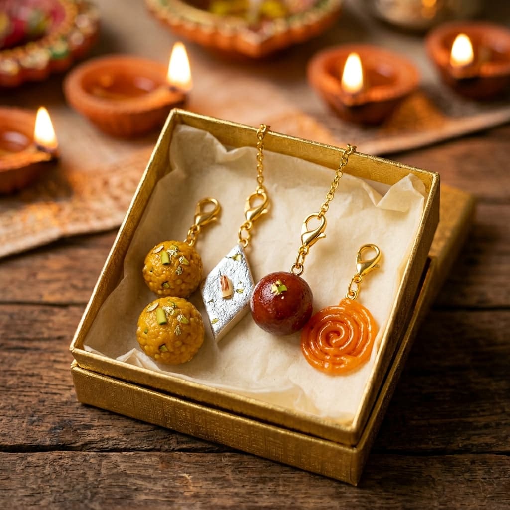 Diwali Sweets Charm Set