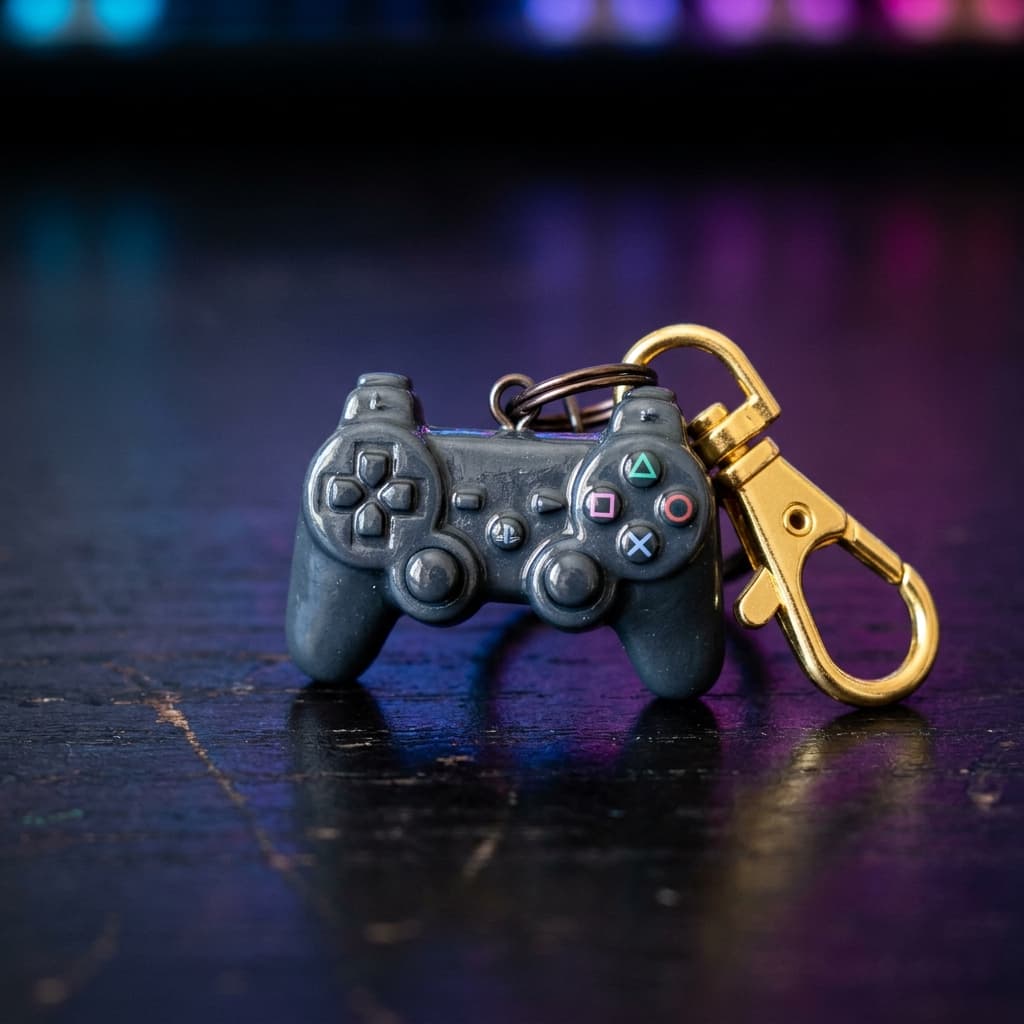 Mini Game Controller Keychain